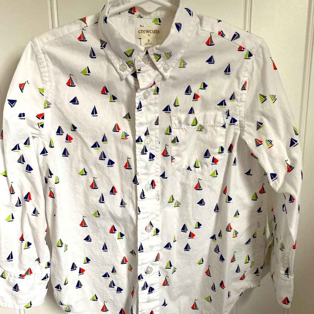 GUC JCrew boys crewcuts button up ⛵️ size 3T